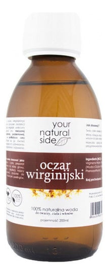 Your Natural Side, naturalna woda oczar wirginijski, 200 ml Your Natural Side