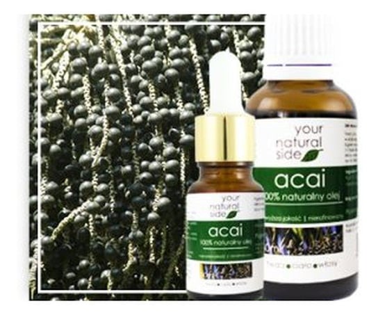 Your Natural Side, naturalny 100% Olej Acai nierafinowany, 10 ml Your Natural Side