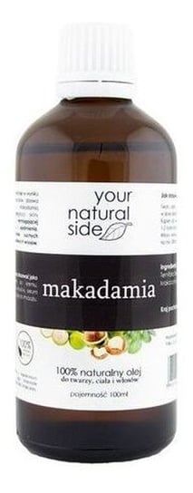 Your Natural Side Olej Makadamia Organic - nierafinowany 100ml Your Natural Side
