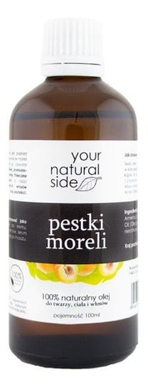 Your Natural Side Olej nierafinowany 100 % Pestki moreli 100ml Your Natural Side