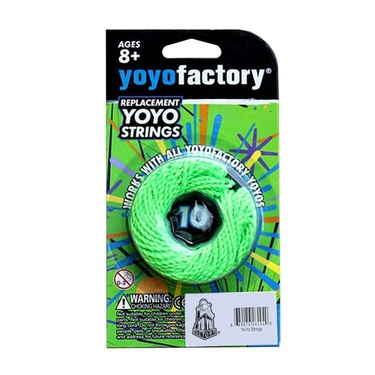 YoYoFactory, sznurek poliestrowy, zielony, 10 sztuk YoYoFactory