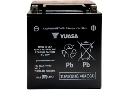 YUASA YIX30L-BS 12V 31,6AH 400A AGM Akumulator motocyklowy YUASA