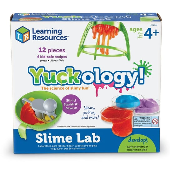 Yuckology! Wielkie Laboratorum, Eksperymenty, Slime Lab, Zestaw Naukowy Learning Resources