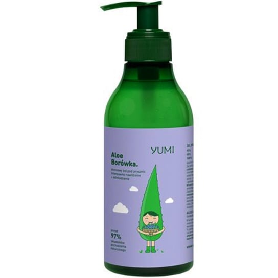Yumi Borówkowo - Aloesowy żel pod prysznic, nawilżający, naturalny 400 ml YUMI