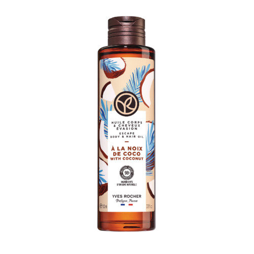 Yves Rocher, Olejek do ciała i wlosów, Kokos, 100 ml | Sklep EMPIK.COM