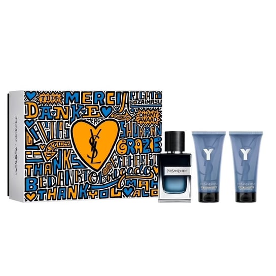 Yves Saint Laurent, Y Pour Homme, zestaw prezentowy perfum, 3 szt. Yves Saint Laurent
