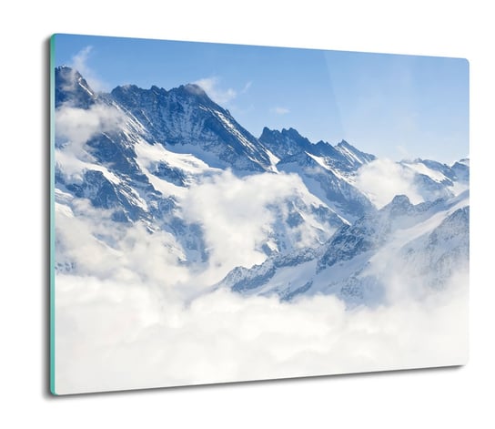z foto splashback z grafiką Góry Alpy chmury 60x52, ArtprintCave ArtPrintCave