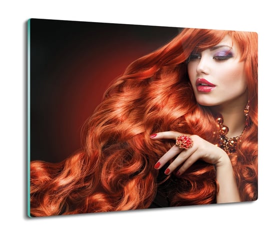 z grafiką osłonka z foto Kobieta włosy rude 60x52, ArtprintCave ArtPrintCave