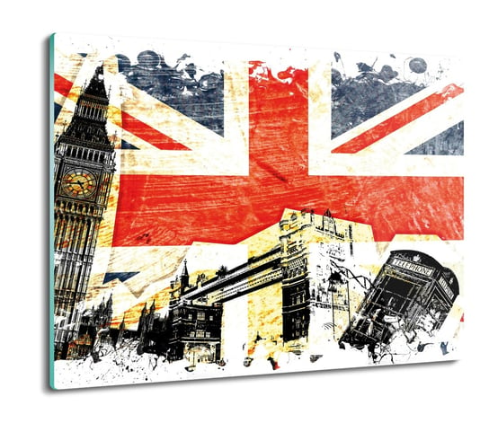 z nadrukiem osłonka Flaga Anglii Big Ben 60x52, ArtprintCave ArtPrintCave