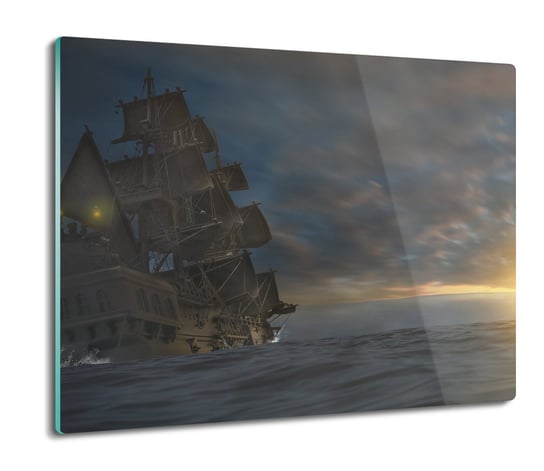 z nadrukiem osłonka Statek piracki ocean 60x52, ArtprintCave ArtPrintCave
