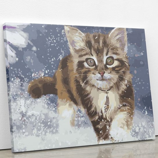 Zabawa w śniegu - Malowanie po numerach 50x40 cm ArtOnly