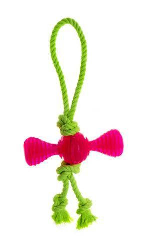 Zabawka cukierek z sznurem COMFY 121376 ROBBI różowo - zielona Comfy