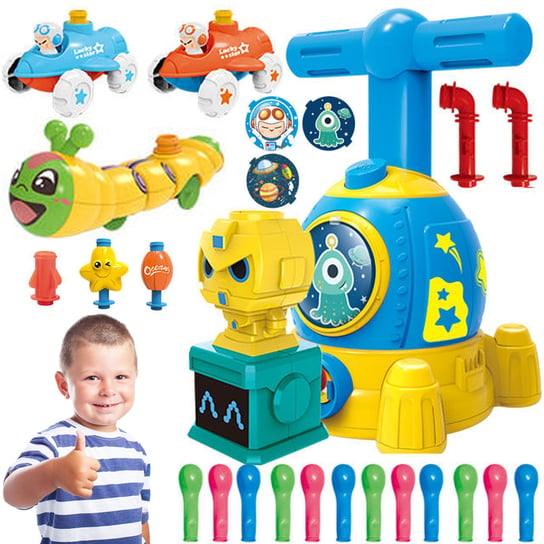 Zabawka dla dzieci KB151  - balony, 2x samochodzik Heckermann