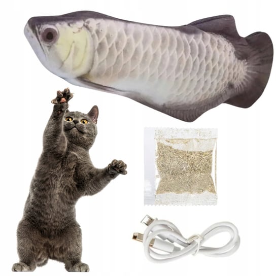 Zabawka dla kota INTERAKTYWNA SKACZĄCA ryba na usb ruchoma z kocimiętką Inna marka