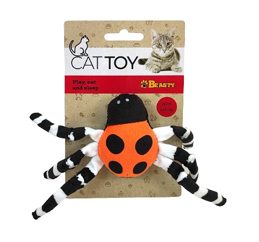 Zabawka dla kota z kocimiętką - pomarańczowy pająk Inna marka