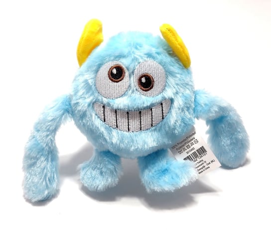 Zabawka dla psa Błękitny potwór z piszczałką 12 cm ZDTRADING