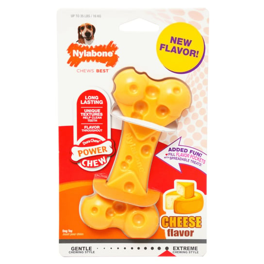 Zabawka Dla Psa Durachew Kość Serowa - Rozm. M (Nylabone - Chesse Bone Medium) Nylabone