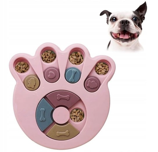 Zabawka Dla Psa Interaktywna Gra Edukacyjna Węch Różowy MAWE