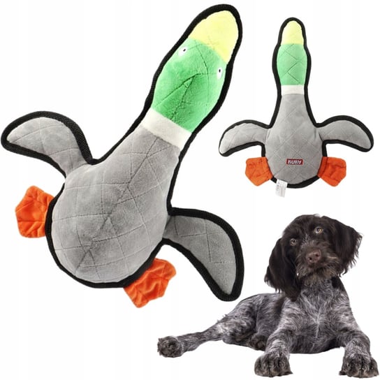 Zabawka dla psa KACZKA XL piszczący ptak wzmacniane przeszycia duży WesołyPupil
