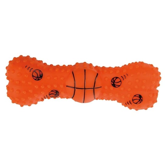 Zabawka dla psa, kość motyw piłki do koszykówki ZOLUX, 15 cm. Zolux