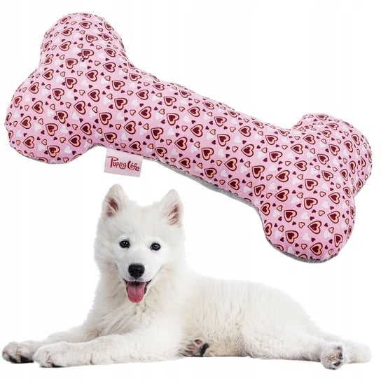 Zabawka dla psa KOŚĆ pluszowa maskotka z piszczałką SŁODKA KOSTKA Inna marka