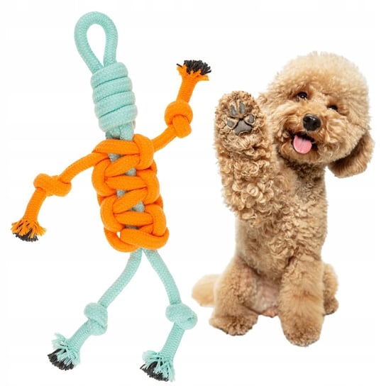 Zabawka dla psa LUDZIK ze sznura zabawny pleciony ludek sznurowy Inna marka