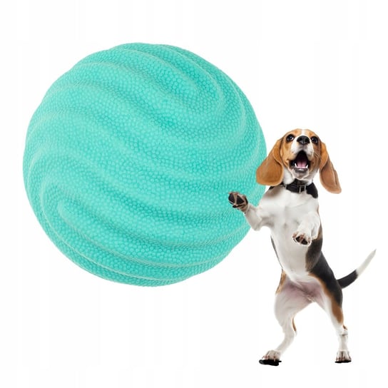 Zabawka dla psa piłka LANA mocna twarda z lanej gumy ciężka nie piszczy Inna marka