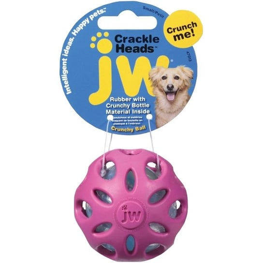 Zabawka dla psa piłka, Small Crackle heads ball 47013 JW, 1 szt. . JW