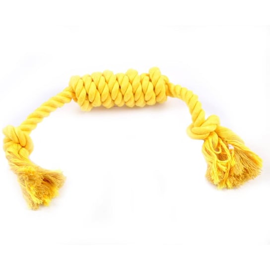 Zabawka dla psa sznur COSY, dwa węzły, 42 cm, żółty Love Story