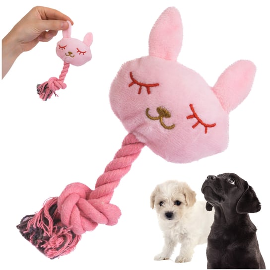 zabawka dla zwierząt - szarpak pluszak z liną Inna marka