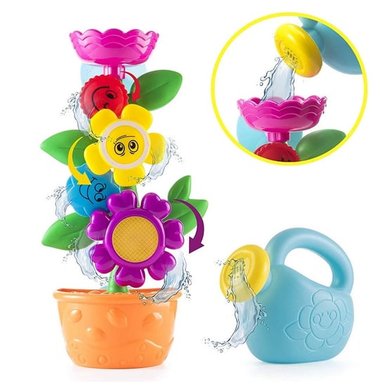 Zabawka do kąpieli kwiatek + konewka SuperZabaweczki