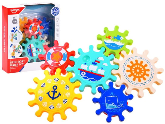 Zabawka do wody kolorowe Trybiki zębatka ZA3407 Inna marka