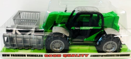 Zabawka duży traktor Manitou wysięgnik spych kosz 8993 Gazelo
