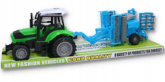 Zabawka duży traktor rolniczy z broną dla chłopca 5888 Gazelo
