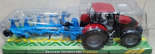 Zabawka duży traktor z pługiem dla chłopca 4911 Gazelo