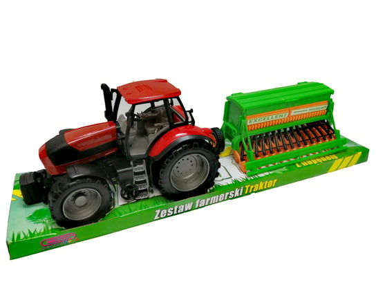 Zabawka duży traktor z siewnikiem dla chłopca 0399 Gazelo