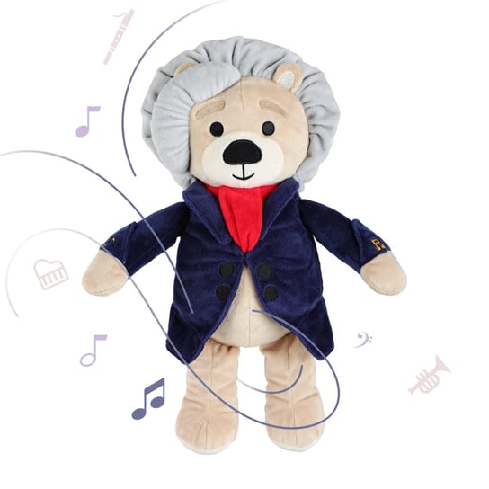 Zabawka Edukacyjna Grająca Muzykę Beethovena - Miś Ludwig - Mali Wirtuozi Mali Wirtuozi