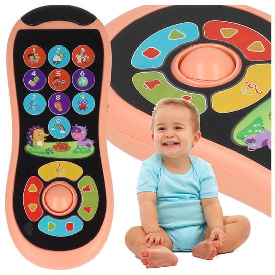 Zabawka Interaktywna Dla Dzieci Pilot Tv Z Muzyką U626 elektrostator