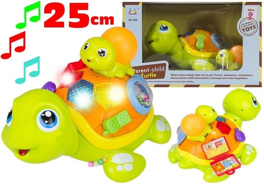 Zabawka interaktywna Żółw i żółwiątko Lean Toys