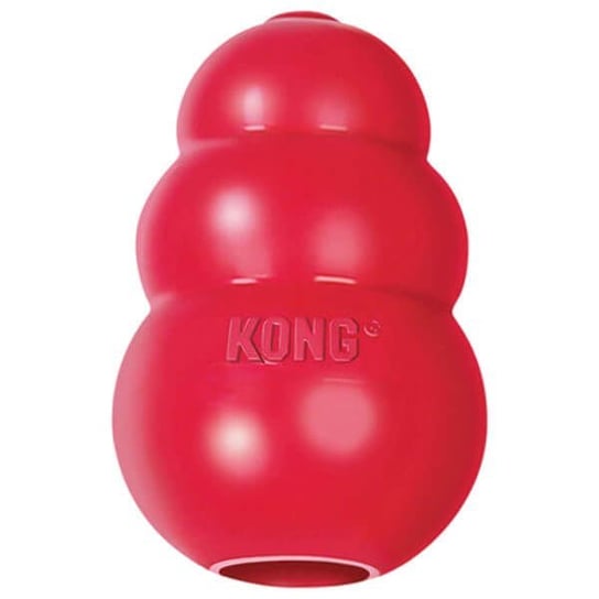 Zabawka na przysmaki dla psa KONG Classic, czerwona, rozmiar M, 7 - 16 kg Kong