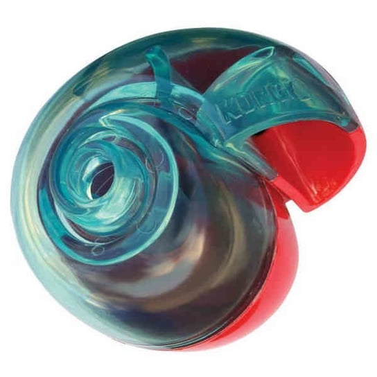 Zabawka na przysmaki dla psa KONG Rewards Shell, niebiesko-czerwona, rozmiar S Kong