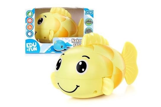 Zabawka nakręcana do kąpieli żółta rybka Edu&Fun Artyk
