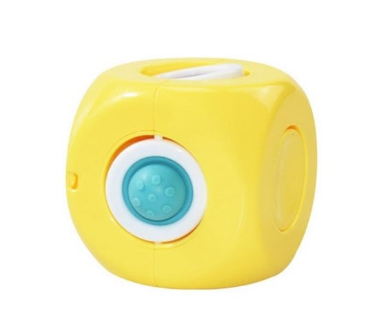 Zabawka odstresowująca 3w1 Magical Gyro Cube żółta ikonka