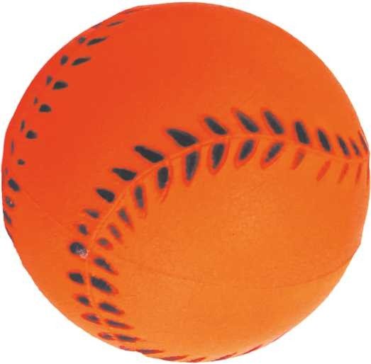 Zabawka piłka baseball Happet 72mm pomarańczowa Happet