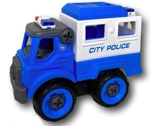 Zabawka Policja Do Składania Diy Autka Do Majsterkowania Edukacyjna inna (Inny)