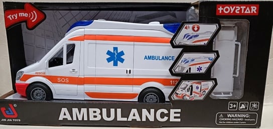 Zabawka Samochód Pogotowie Ambulans Na Baterie Światło Dźwięk 0453 Gazelo