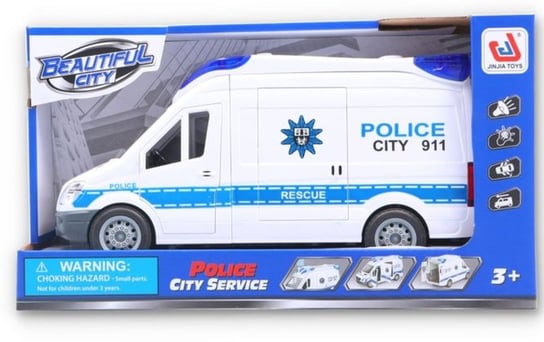 Zabawka Samochód Policyjny Na Baterie Światło Dźwięk 0706 Gazelo