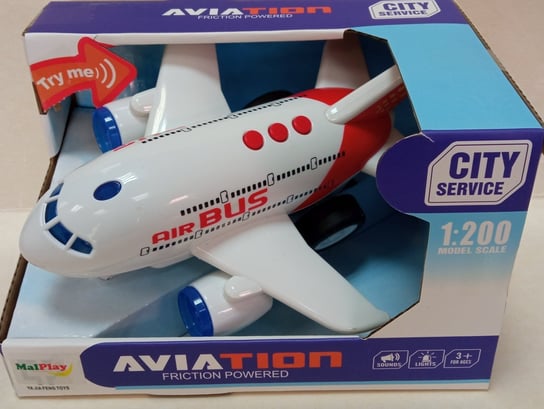 Zabawka Samolot Pasażerski Dla Chłopca Światło Dźwięk 9419 Gazelo