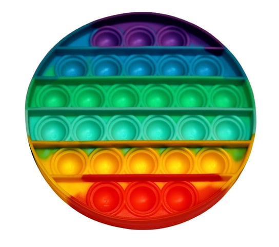 Zabawka sensoryczna antystresowa okrągła - kolorowa Hedo