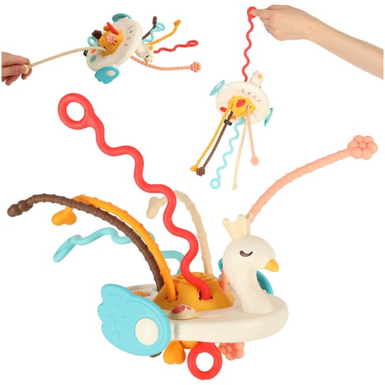 Zabawka Sensoryczna Gryzak Montessori Dla Niemowląt Łabędź Inna marka